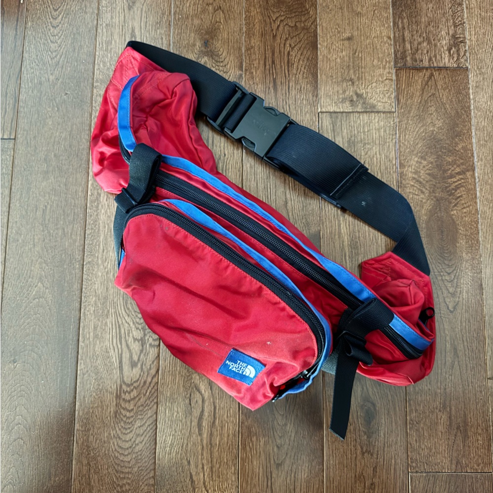 RARE The North Face Belt Pack - 90s Blue Logo Edition